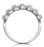 Ariane Diamond Half Eternity Ring 0.40ct Set In 18k White Gold
