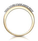 0.85ct Diamond Asteria Collection Baguette Eternity Ring In 18k Gold