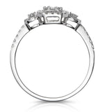 0.50ct Vintage Asteria Collection Diamond Ring In 18k White Gold