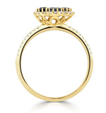 Sapphire 1.31ct And Diamond 18k Yellow Gold Alegria Ring