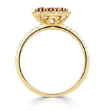 Ruby 1.15ct And Diamond 18k Yellow Gold Alegria Ring