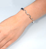 Diamond Bangle 0.45ct 9k White Gold