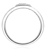Mens Lab Diamond Signet Ring 0.25ct H/si In 925 Silver