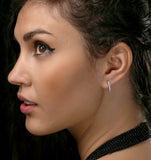 Comfort Huggy Lab Diamond Earrings 0.50ct H/si In 9k Gold