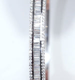 18k White Gold Diamond Bangle 2.00ct H/si