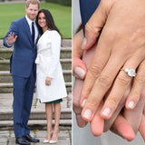 3 Stone Meghan Diamond Engagement Ring 1ct G/si1 In 18k Gold