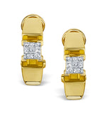 Diamond 0.36ct 18k Gold Earrings - Rtc-p3214