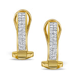 Diamond 0.68ct 18k Gold Earrings - Rtc-p3218