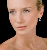 Athena Diamond Drop Earrings Multi Wear 1ct In 18k White Gold - P3492