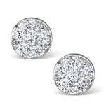 Athena Diamond Drop Earrings Multi Wear 1ct In 18k White Gold - P3493