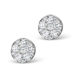 Athena Diamond Drop Earrings Multi Wear 1.24ct 18k White Gold - P3494