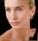 Athena Diamond Drop Earrings Multi Wear 0.90ct 18k White Gold - P3498