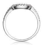Ella Matching Wedding Band 0.30ct G/si Diamond In Platinum