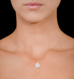 Diamond Grande Galileo 2.15ct Pendant Necklace In 18k White Gold