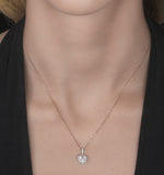 Diamond Galileo Heart 1.10ct Pendant Necklace In 18k Gold - R4653