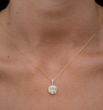 Diamond Grande Galileo 2.15ct Pendant Necklace In 18k Gold - R4649