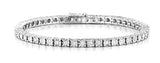 Silver Diamond Set 1.00ct Tennis Bracelet