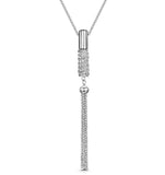 Allura Collection Diamond Necklace In 925 Silver - Up3245