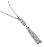 Allura Collection Diamond Necklace In 925 Silver - Up3245