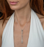 Allura Collection Diamond Necklace In 925 Silver - Up3245