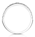 Matching Wedding Band 0.20ct H/si Diamond In 18k White Gold