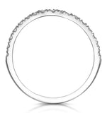 Lily Matching Wedding Band 0.35ct H/si Diamond In Platinum