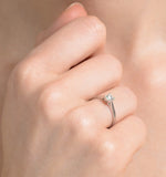 Engagement Ring Petra 0.33ct Lab Diamond G/vs In Platinum