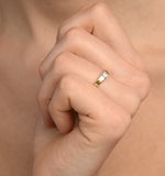 Certified Jessica 18k Gold Diamond Engagement Ring 0.33ct-f-g/vs