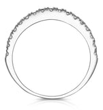 Jessica Matching Wedding Band 0.30ct H/si Diamond  In 18k White Gold