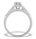 Sidestone Lab Diamond Ring Celestine 0.65ct H/si1 Platinum