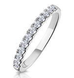 Adelle Matching Wedding Band 0.35ct H/si Diamond  In 18k White Gold