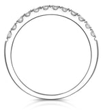 Adelle Matching Wedding Band 0.35ct H/si Diamond  In 18k White Gold