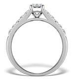 Sidestone Lab Diamond Ring Adelle 0.85ct G/vs1 18k White Gold