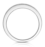 Alexa Matching Wedding Band 0.55ct H/si Diamond  In 18k White Gold