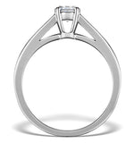 Sidestone Engagement Ring Alexa 0.95ct G/si2 Diamond 18k White Gold