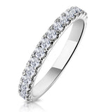 Aria Matching Wedding Band 0.55ct H/si Diamond  In 18k White Gold