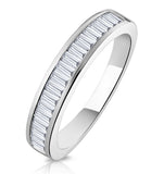 Yasmin Matching Wedding Band 0.65ct H/si Diamond  In 18k White Gold