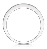 Yasmin Matching Wedding Band 0.65ct H/si Diamond  In 18k White Gold