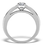 Sidestone Lab Diamond Ring Yasmin 1ct H/si1 Baguette 18kw Gold