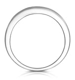 Elina Matching Wedding Band 0.45ct H/si Diamond  In 18k White Gold