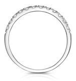 Talia Matching Wedding Band 0.35ct H/si Diamond  In 18k White Gold