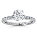 Natalia Gia Diamond Engagement Side Stone Ring 18kw Gold 1.50ct G/si1