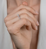 Natalia Gia Diamond Engagement Side Stone Ring Platinum 1.15ct G/si1