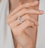 Carly Matching 2mm Wedding Band 0.25ct H/si Diamonds In Platinum