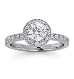 Alessandra Gia Diamond Engagement Ring Platinum 1.35ct G/si2