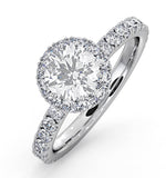 Alessandra Gia Diamond Engagement Ring Platinum 1.60ct G/vs1