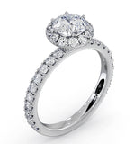 Alessandra Gia Diamond Engagement Ring Platinum 1.60ct G/vs2