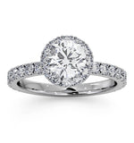 Alessandra Gia Diamond Engagement Ring Platinum 1.60ct G/si2