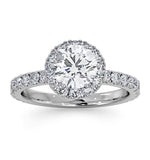 Alessandra Gia Diamond Engagement Ring 18kw Gold 1.70ct G/vs2