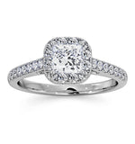 Roxy Gia Diamond Engagement Side Stone Ring In Platinum 1.22ct G/si2